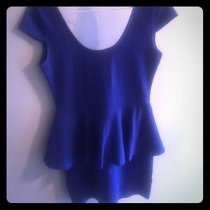 Royal blue gorgeous dress ! M size